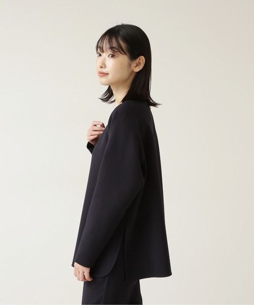NATURAL BEAUTY BASIC（ナチュラルビューティーベーシック）の「ｐｅｔｉｔ　ｌｕｘｅ　ダブルクロスセットアップブラウス/0171210990（シャツ/ブラウス・レディース・ベージュ/ネイビー/カーキ・MEDIUM/SMALL）」の18枚目の写真