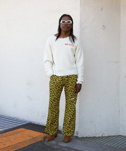 MYne(マイン)の「MYne マイン / Broken Knit Pullover ブロークンニットプルオーバー クラッシュセーター / G07PO024(ニット/セーター・メンズ・ホワイト/ボルドー/ブラック・LARGE/MEDIUM)」の12枚目の写真