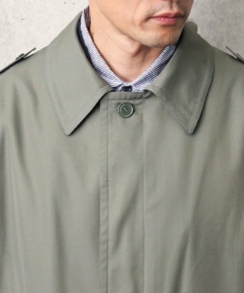 MILITARY（ミリタリー）の「実物 新品 デッドストック フランス軍 オフィサー ステンカラーコート（ステンカラーコート・メンズ・カーキ・1/2/11/4/6/8/10/9/3/5/7/12/80C/84）」の12枚目の写真