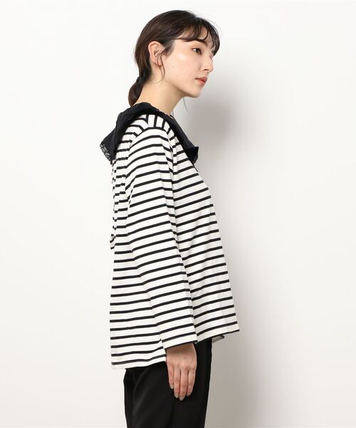 petit main LIEN（プティマインリアン）の「【LIEN】【リンク】レース衿Ｔシャツ（Tシャツ/カットソー・レディース・マルチ/ライトベージュ・FREE）」の4枚目の写真