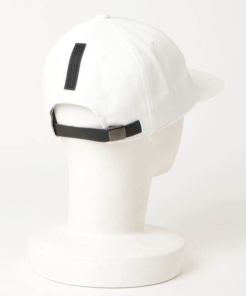 FULL-BK（フルビーケー）の「FULL-BK / フルビーケー：MAGARI LOGO CAP -White-：FBK-17SS-HWR-010-WHT[WAX]（キャップ・メンズ・ホワイト・FREE）」の2枚目の写真