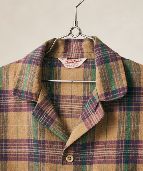 JOURNAL STANDARD relume SELECT（ジャーナルスタンダードレリュームセレクト）の「【DAN RIVER/ダンリバー】別注CHECKパジャマシャツ（シャツ/ブラウス・メンズ・ブルー系その他/ピンク/オレンジ/ベージュ・MEDIUM/LARGE）」の5枚目の写真