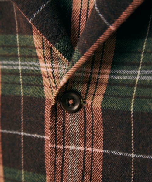 JOURNAL STANDARD relume SELECT（ジャーナルスタンダードレリュームセレクト）の「【DAN RIVER/ダンリバー】別注CHECKパジャマシャツ（シャツ/ブラウス・メンズ・ブルー系その他/ピンク/オレンジ/ベージュ・MEDIUM/LARGE）」の13枚目の写真