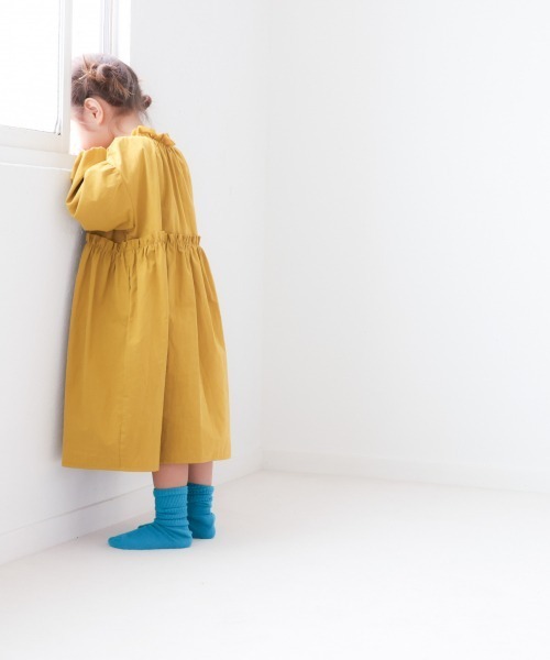 LOWRYS FARM（ローリーズファーム）の「ギャザーボリュームワンピース　254735（ワンピース・キッズ・グレー/イエロー/グリーン・110cm/120cm/130cm）」の12枚目の写真