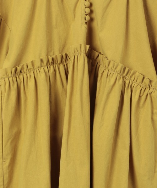 LOWRYS FARM（ローリーズファーム）の「ギャザーボリュームワンピース　254735（ワンピース・キッズ・グレー/イエロー/グリーン・110cm/120cm/130cm）」の7枚目の写真