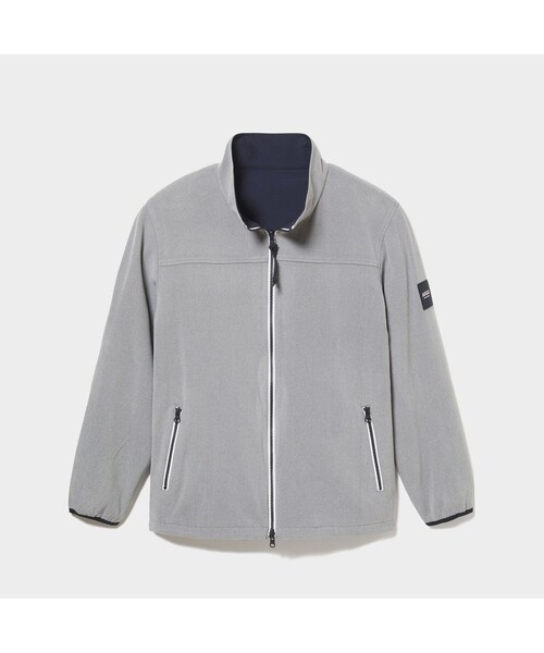 AIGLE（エーグル）の「撥水 リバーシブルスタンドカラー ジャケット（ブルゾン・メンズ・ベージュ/ダークネイビー・LL/S/M/L）」の8枚目の写真