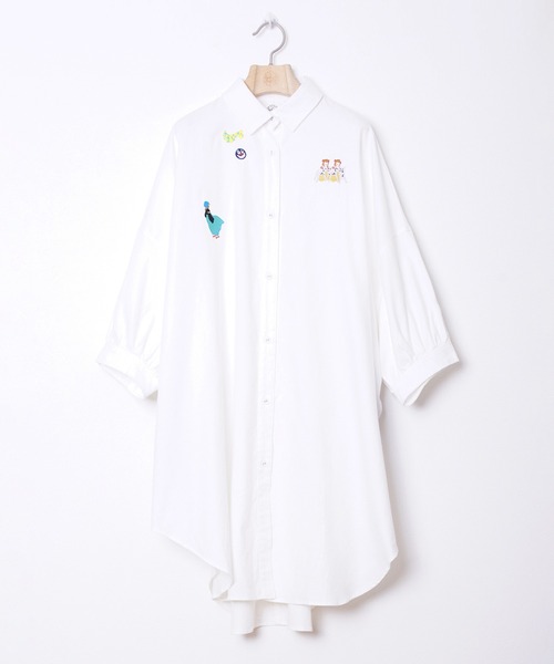 bedsidedrama（ベットサイドドラマ）の「Another World Long Shirt（シャツ/ブラウス・レディース・ブラック/ホワイト・1）」の11枚目の写真