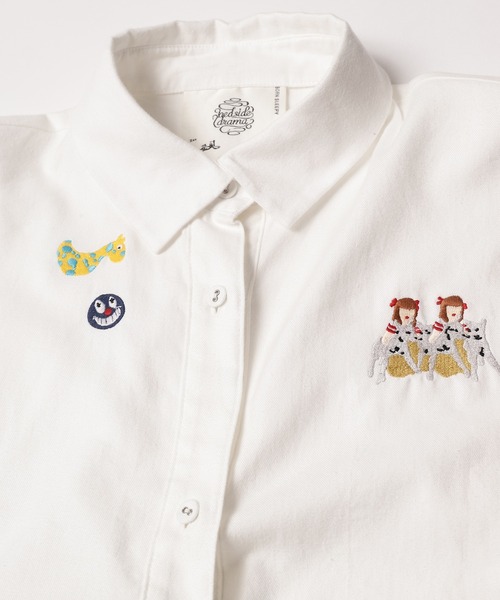 bedsidedrama（ベットサイドドラマ）の「Another World Long Shirt（シャツ/ブラウス・レディース・ブラック/ホワイト・1）」の13枚目の写真