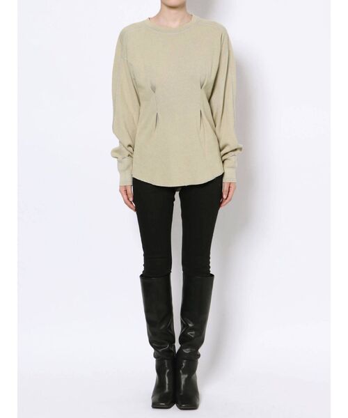 EMODA（エモダ）の「マークウエストルーズプルオーバー（Tシャツ/カットソー・レディース・ホワイト/ブラック/イエロー・FREE）」の15枚目の写真