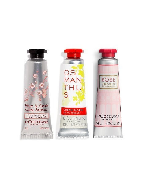 L'OCCITANE（ロクシタン）の「ミニハンドクリームトリオ (チェリーブロッサム、オスマンサス、アーモンド)（ハンドケア/ハンドクリーム・レディース・その他・FREE）」の2枚目の写真