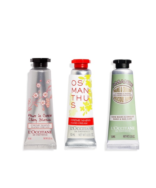 L'OCCITANE（ロクシタン）の「ミニハンドクリームトリオ (チェリーブロッサム、オスマンサス、アーモンド)（ハンドケア/ハンドクリーム・レディース・その他・FREE）」の14枚目の写真
