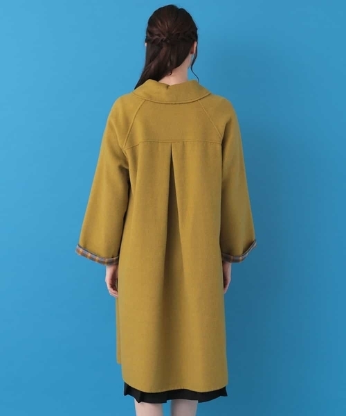 Jocomomola（ホコモモラ）の「【2WAY】Wフェイスリバーステンカラー