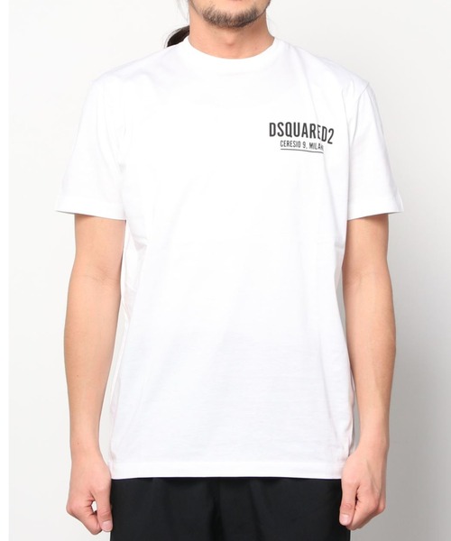DSQUARED2（ディースクエアード）の「T-SHIRT /CERESIO9 MILANO TEE /COOL FIT /WASH /0221/0231/0232/0241（Tシャツ/カットソー・メンズ・ホワイト/ブラック/ネイビー/カーキ・S/M/L/XL）」の2枚目の写真