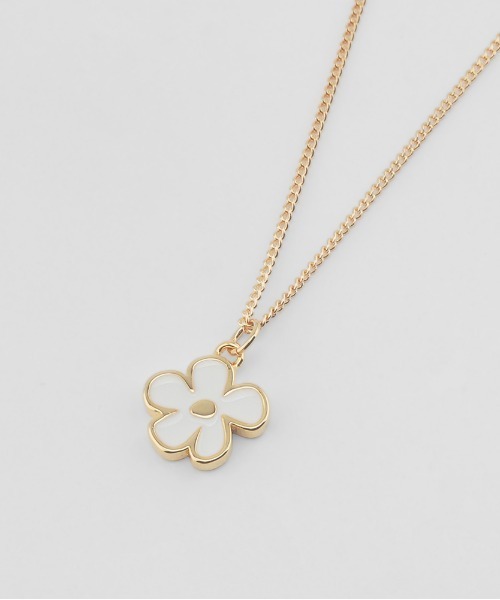 NONENON（ノンノン）の「【NONENON】MINI BLOOM NECKLACE / ノンノン ミニ ブルーム フラワー ネックレス（ネックレス・レディース・シルバー/ゴールド・MEDIUM/LARGE/SMALL）」の10枚目の写真