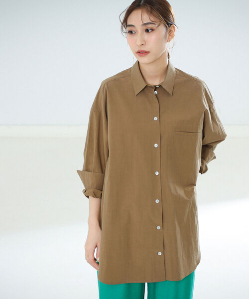 upper hights / アッパーハイツ | × Demi-Luxe BEAMS 別注 Jane タイプライター ブラウス | 0 | LIGHT GREY | レディース upperhights（アッパーハイツ）の「upper hights × Demi-Luxe