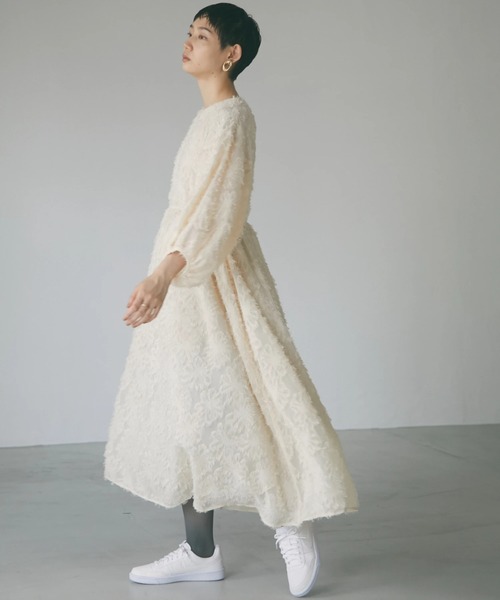 armonia(アルモニーア)の「armonia・ジャガードドレス・ワンピース*(ワンピース・レディース・オフホワイト/ブラック・FREE)」の1枚目の写真