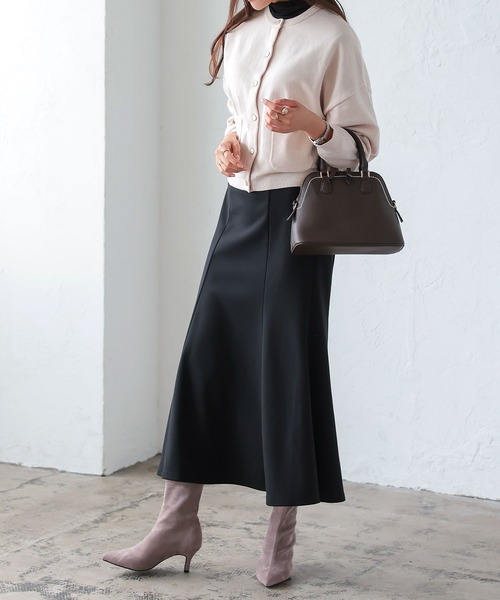 KOBE LETTUCE（コウベレタス）の「ショルダーストラップ付き2waｙステッチブガッティバッグ（ハンドバッグ・レディース・ブラック/マスタード/グレイッシュベージュ/ホワイト系/ブラウン・FREE）」の18枚目の写真