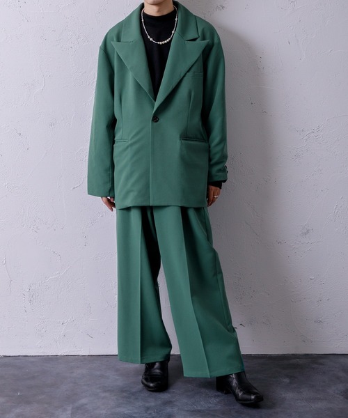 Adoon plain（アドーンプレーン）の「【Adoon plain】ワイドパンツ（その他パンツ・メンズ・ブラック/グレー/グリーン・SMALL/MEDIUM/LARGE）」の8枚目の写真