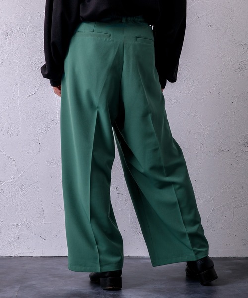 Adoon plain（アドーンプレーン）の「【Adoon plain】ワイドパンツ（その他パンツ・メンズ・ブラック/グレー/グリーン・SMALL/MEDIUM/LARGE）」の15枚目の写真