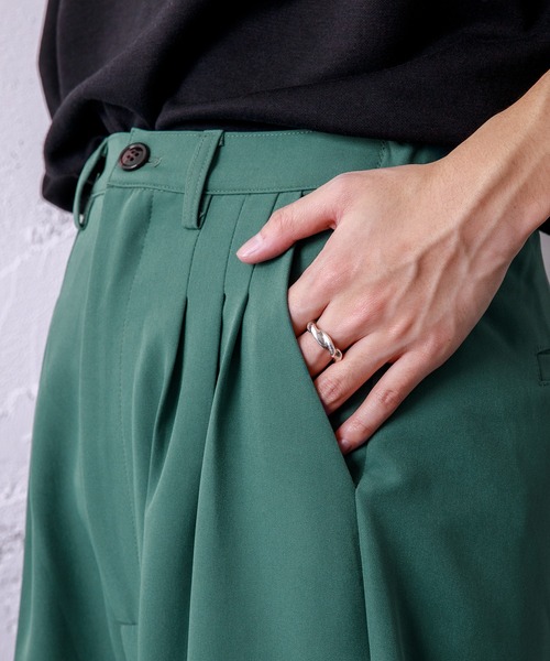 Adoon plain（アドーンプレーン）の「【Adoon plain】ワイドパンツ（その他パンツ・メンズ・ブラック/グレー/グリーン・SMALL/MEDIUM/LARGE）」の9枚目の写真