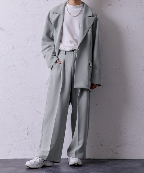 Adoon plain（アドーンプレーン）の「【Adoon plain】ワイドパンツ（その他パンツ・メンズ・ブラック/グレー/グリーン・SMALL/MEDIUM/LARGE）」の17枚目の写真