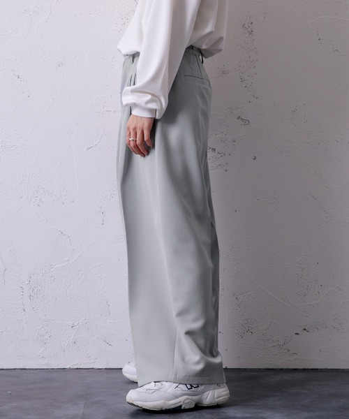 Adoon plain（アドーンプレーン）の「【Adoon plain】ワイドパンツ（その他パンツ・メンズ・ブラック/グレー/グリーン・SMALL/MEDIUM/LARGE）」の11枚目の写真