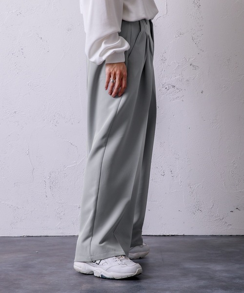 Adoon plain（アドーンプレーン）の「【Adoon plain】ワイドパンツ（その他パンツ・メンズ・ブラック/グレー/グリーン・SMALL/MEDIUM/LARGE）」の5枚目の写真