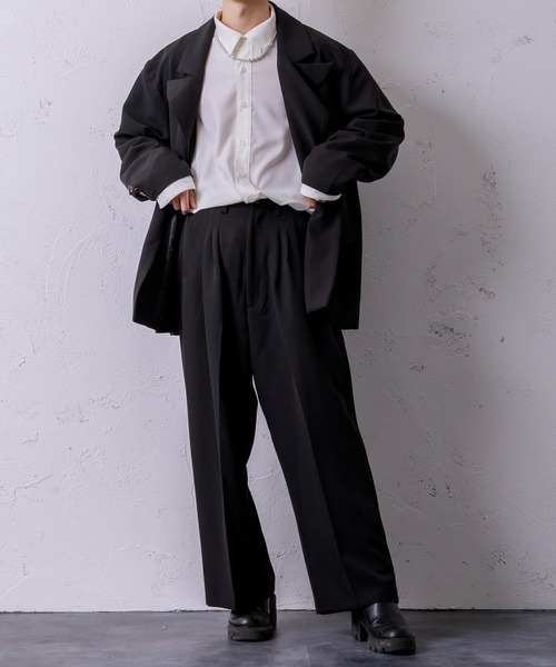 Adoon plain（アドーンプレーン）の「【Adoon plain】ワイドパンツ（その他パンツ・メンズ・ブラック/グレー/グリーン・SMALL/MEDIUM/LARGE）」の16枚目の写真