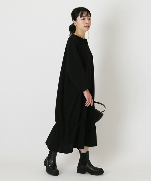 journal standard L'essage（ジャーナルスタンダードレサージュ）の「ロウフリルスリーブワンピース◆（ワンピース・レディース・ブラック・FREE）」の21枚目の写真