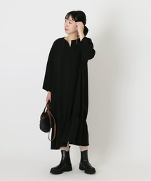 journal standard L'essage | ロウフリルスリーブワンピース◆(ワンピース)