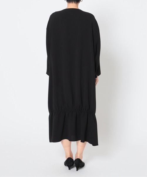 journal standard L'essage（ジャーナルスタンダードレサージュ）の「ロウフリルスリーブワンピース◆（ワンピース・レディース・ブラック・FREE）」の12枚目の写真