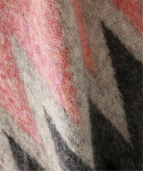 JOURNAL STANDARD relume（ジャーナルスタンダード　レリューム）の「CALIFORNIA モヘアカーディガン 2（カーディガン/ボレロ・メンズ・ブラック/カーキ/ピンク/マスタード・MEDIUM/LARGE）」の6枚目の写真