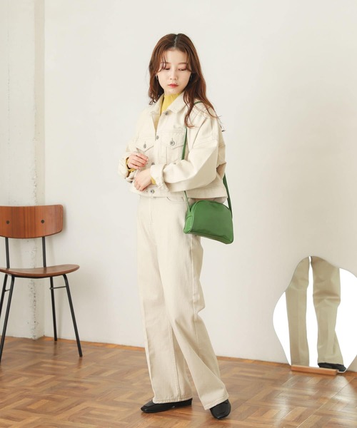 SENSE OF PLACE by URBAN RESEARCH(センスオブプレイスバイアーバンリサーチ)の「『ユニセックス』センタープレスフレアデニム(デニムパンツ・レディース・ブラック/アイボリー/ライトインディゴブルー/ワンウォッシュ・SMALL/MEDIUM/X-SMALL/TALL)」の16枚目の写真