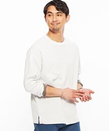 green label relaxing | デオセル ダブルフェイス クルーネック 長袖 カットソー -消臭性-OVLG(Tシャツ/カットソー)