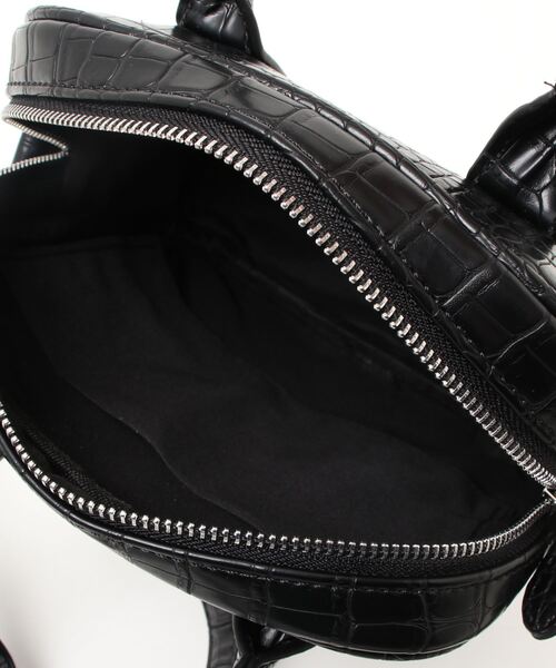 PARKS TOKYO SELECT（パークストウキョウセレクト）の「2wayクロコ柄スクエアレザーハンドバッグ（ハンドバッグ・レディース・ブラック/ベージュ/ブラウン/ホワイト・FREE）」の5枚目の写真