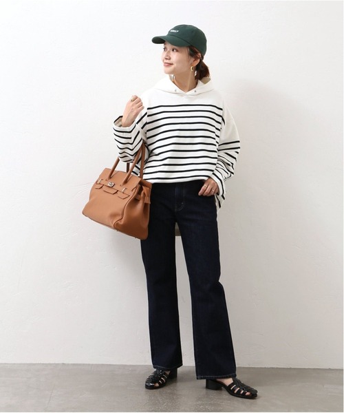 JOURNAL STANDARD(ジャーナルスタンダード)の「《追加》ボーダーウラケフードプルオーバー◆2(パーカー・レディース・ブラック/ブルー・FREE)」の16枚目の写真
