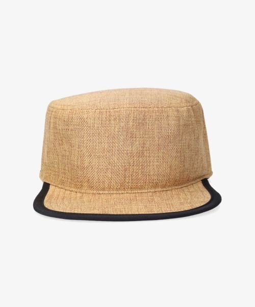 OVERRIDE(オーバーライド)の「OVERRIDE POLYSHEET FLATTOP CAP(キャップ・レディース・ブラック/ナチュラル・58cm)」の15枚目の写真