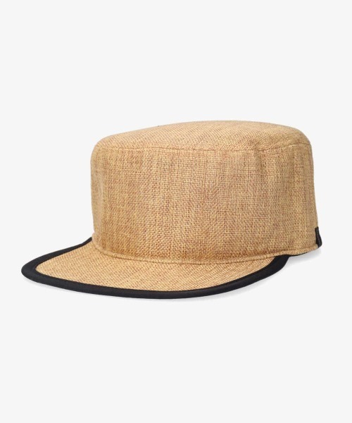 OVERRIDE(オーバーライド)の「OVERRIDE POLYSHEET FLATTOP CAP(キャップ・レディース・ブラック/ナチュラル・58cm)」の16枚目の写真