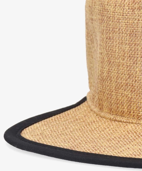 OVERRIDE(オーバーライド)の「OVERRIDE POLYSHEET FLATTOP CAP(キャップ・レディース・ブラック/ナチュラル・58cm)」の21枚目の写真
