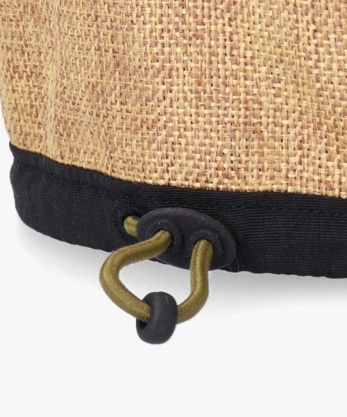 OVERRIDE(オーバーライド)の「OVERRIDE POLYSHEET FLATTOP CAP(キャップ・レディース・ブラック/ナチュラル・58cm)」の22枚目の写真