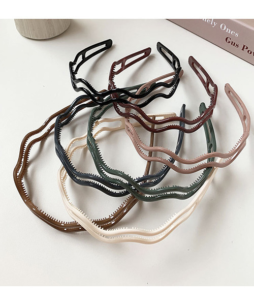 c.u.l(シーユーエル)の「【c.u.l】ダブルウエーブカチューシャ cula335(カチューシャ・レディース・ホワイト/ピンクベージュ/ブラウン/ブラック/グリーン/グレー/ボルドー・FREE)」の12枚目の写真