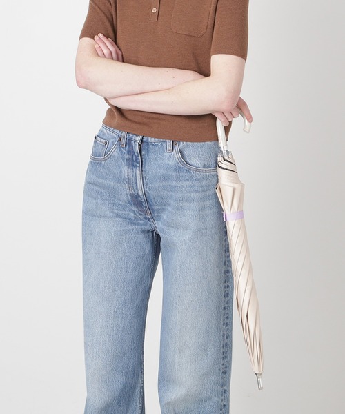 PAUL&JOE（ポールアンドジョー）の「遮光 晴雨兼用 日傘　”ワンポイント ヌネット”（長傘・レディース・ホワイト/ベージュ/ネイビー・FREE）」の9枚目の写真