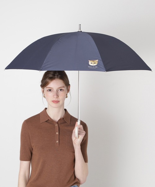 PAUL&JOE（ポールアンドジョー）の「遮光 晴雨兼用 日傘　”ワンポイント ヌネット”（長傘・レディース・ホワイト/ベージュ/ネイビー・FREE）」の10枚目の写真