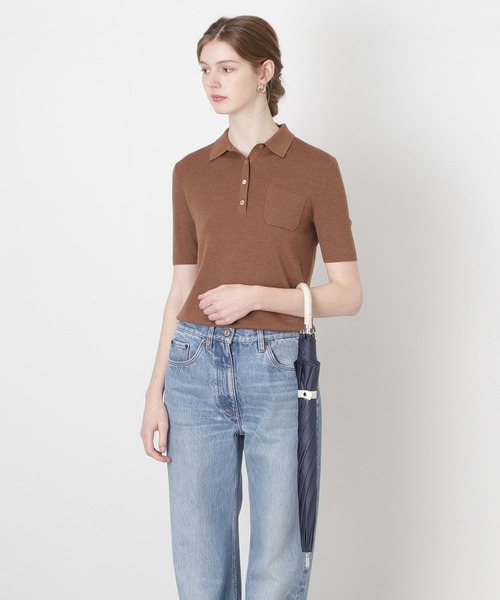 PAUL&JOE（ポールアンドジョー）の「遮光 晴雨兼用 日傘　”ワンポイント ヌネット”（長傘・レディース・ホワイト/ベージュ/ネイビー・FREE）」の12枚目の写真