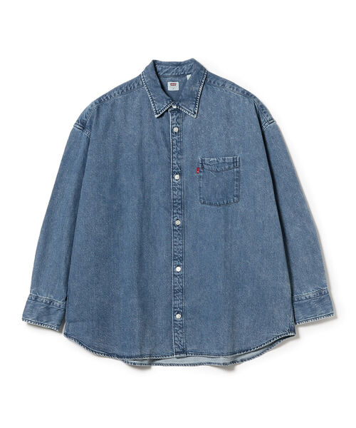 Levi's(リーバイス)の「LEVI’S(R) / SLOUCHY SHIRT(シャツ/ブラウス・メンズ・ブルー・SMALL/LARGE/MEDIUM)」の1枚目の写真