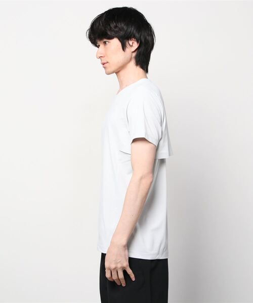 DESCENTE(デサント)の「【デサントアスレチック】エアロストリーム半袖シャツ /AERO STREAM H/S SHIRT 吸水速乾 ランニング トレーニング(Tシャツ/カットソー・メンズ・ライム/グレー/ブラック・X-LARGE/MEDIUM/SMALL/LARGE)」の5枚目の写真