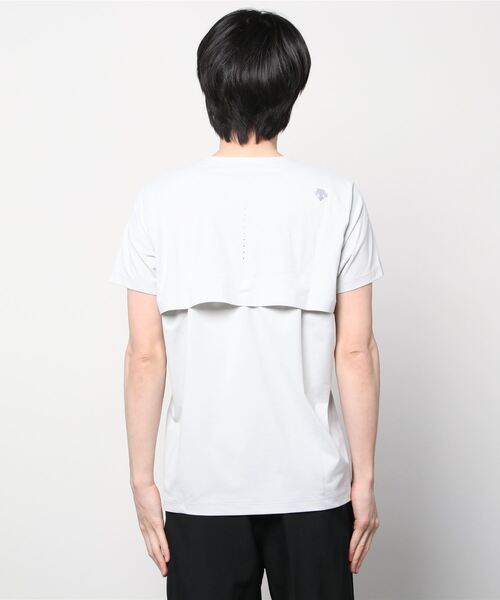 DESCENTE(デサント)の「【デサントアスレチック】エアロストリーム半袖シャツ /AERO STREAM H/S SHIRT 吸水速乾 ランニング トレーニング(Tシャツ/カットソー・メンズ・ライム/グレー/ブラック・X-LARGE/MEDIUM/SMALL/LARGE)」の6枚目の写真