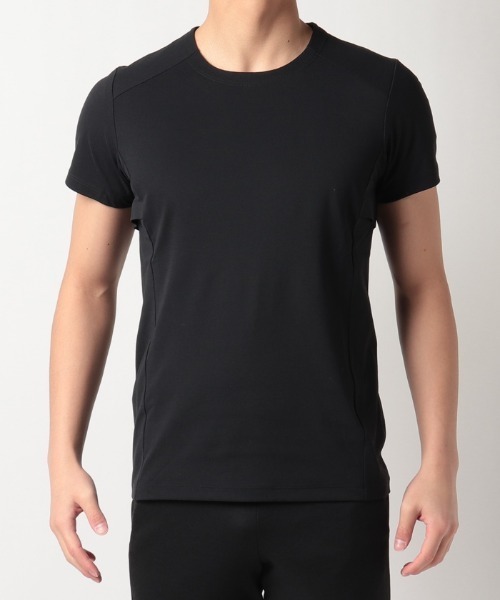 DESCENTE(デサント)の「【デサントアスレチック】エアロストリーム半袖シャツ /AERO STREAM H/S SHIRT 吸水速乾 ランニング トレーニング(Tシャツ/カットソー・メンズ・ライム/グレー/ブラック・X-LARGE/MEDIUM/SMALL/LARGE)」の1枚目の写真