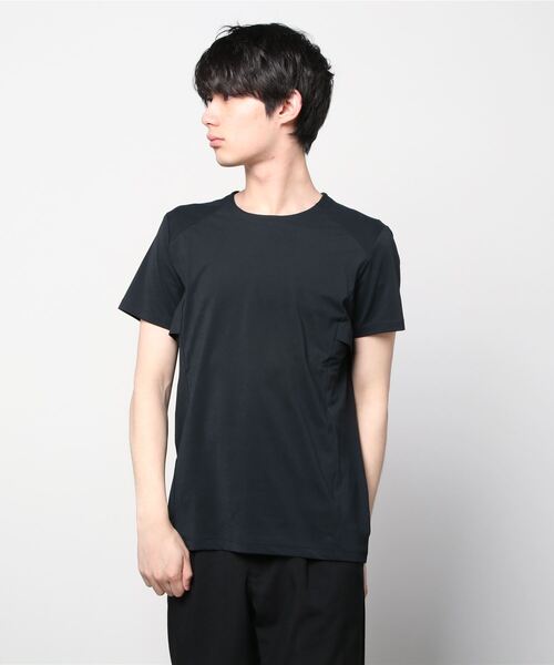 DESCENTE(デサント)の「【デサントアスレチック】エアロストリーム半袖シャツ /AERO STREAM H/S SHIRT 吸水速乾 ランニング トレーニング(Tシャツ/カットソー・メンズ・ライム/グレー/ブラック・X-LARGE/MEDIUM/SMALL/LARGE)」の15枚目の写真