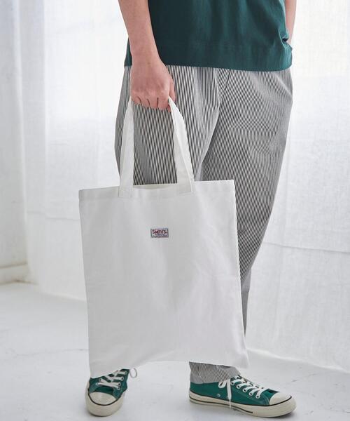 SMITH'S（スミス）の「SMITH'S(スミス)別注プリントトートバッグ（トートバッグ・メンズ・ブラック/ベージュ/ホワイト・FREE）」の5枚目の写真